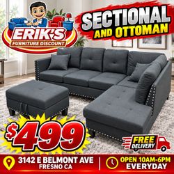 SECTIONAL AND OTTOMAN