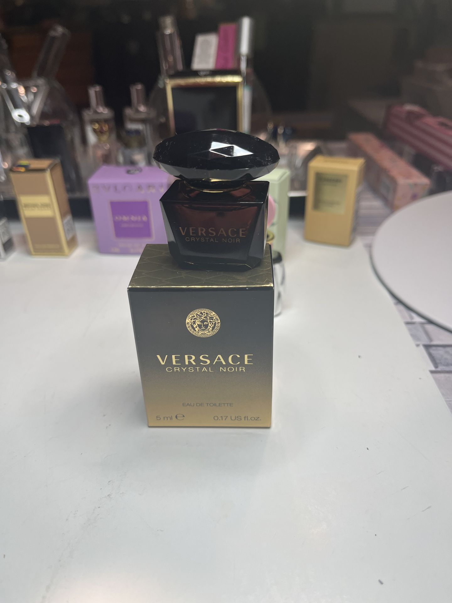 New. Travel Size Versace Crystal Noir EDT