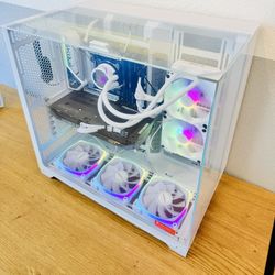 Gaming PC Custom Built by AREA-51✅🕹All White Full RGB Set,Intel i7/32GB RAM/1TB🖥1 Yr Wrnty‼️ RTX 5060 Ti GPU💥 $0 Down Finance Available