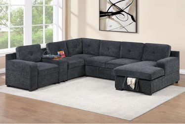 4-Piece Convertible Sectional