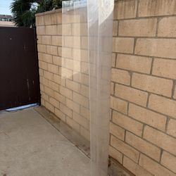 5 Feet Curve Plexiglass By 4 Feet