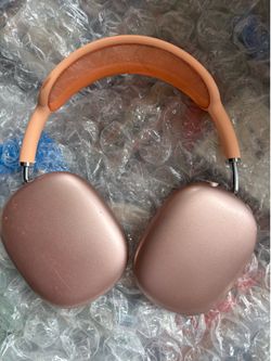 Apple AirPods Max Pink/Rose Gold Bluetooth Headphones – Needs Case & Ear Cushions