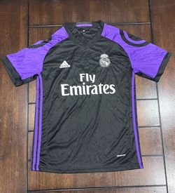 Adidas Real Madrid 2016-17 Away Jersey Ronaldo #7 Size XL FITS M/L READ Descript