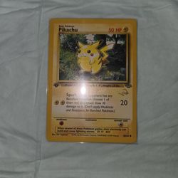 Pikachu W Stamp