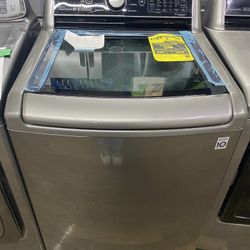 LG - 27inch Top Loader Washer in Gray