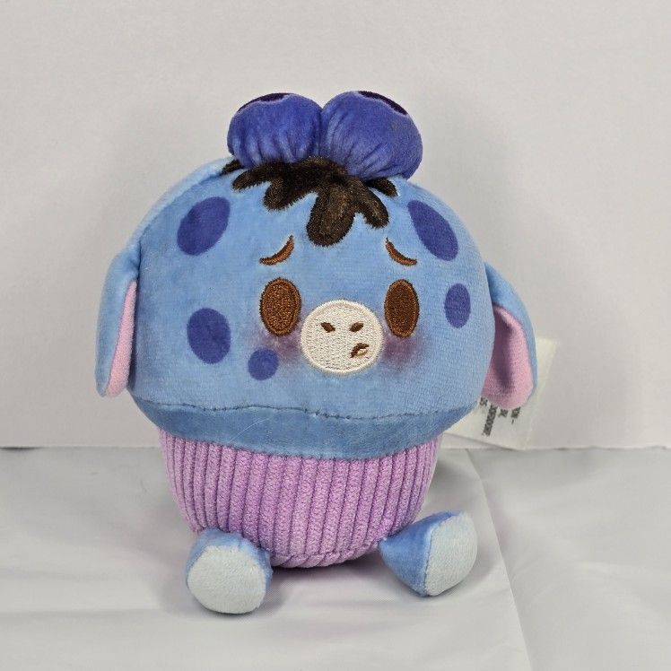 Disney Munchlings Eeyore Baked Treats Plush 4" Wild Blueberry Muffin Donkey Pooh