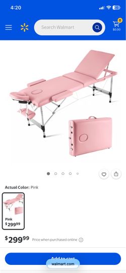 Maxkare Two-fold Portable Massage Table with Aluminum Feet