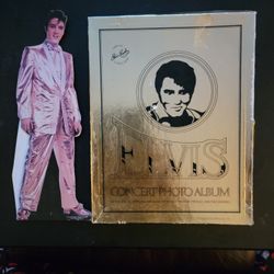 Elvis Presley Concert Photo Album 1977 Gold Box Box Car Enterprises