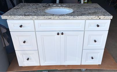 Bathroom Vanity with Granite Countertop