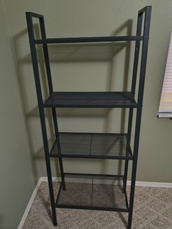 Black Metal Ladder Bookcase