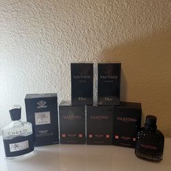 Creed Aventus, Dior Sauvage, Valentino Colognes Sealed! (60$ Each