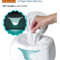 hiccapop Baby Wipe Warmer and Baby Wet Wipes Dispenser | Baby Wipes Warmer for Babies | Diaper Wipe