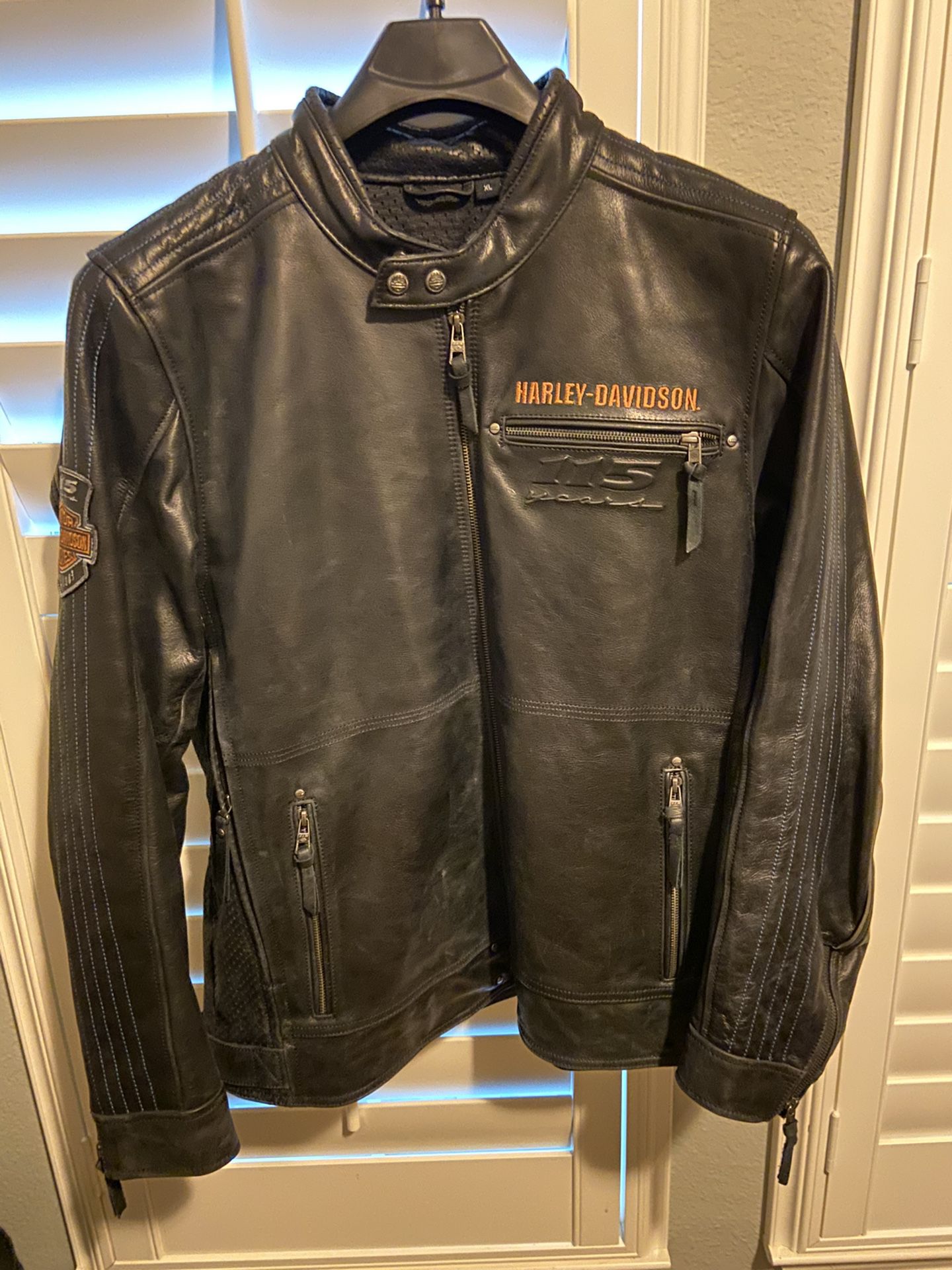 Harley Davidson 115 Anniversary Leather Jacket XL