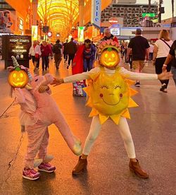 Halloween kids costume unicorn/sun