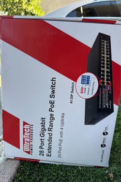 28 PG Extended Range PoE Switch