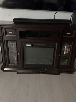 Tv Stand With Fireplace