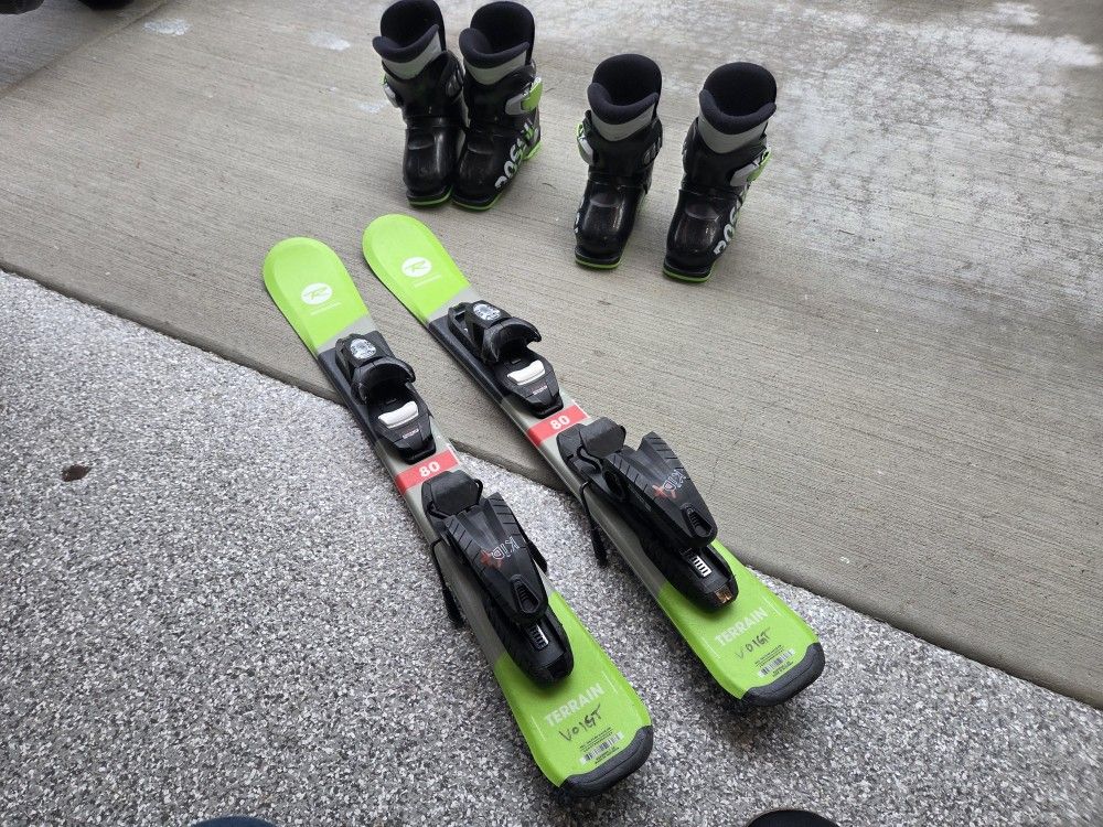 Kids Skis And Boots