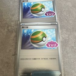 Best Ball Chinese Stamp Pokemon Card