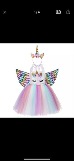 Unicorn  Dress Size 4T