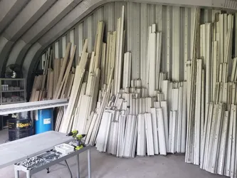Code approved accordion hurricane shutters 

New or refurbished 
All code approved 
Various sizes 

White
Ivory 
Beige 
Bronze