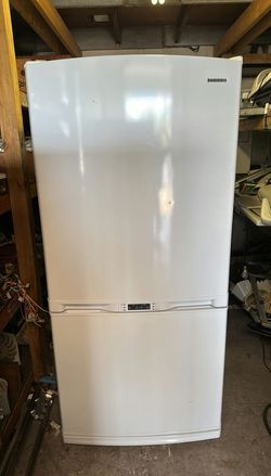 Samsung White Fridge Bottom Freezer Energy Star