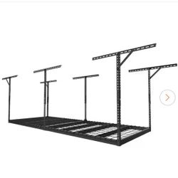 BRAND NEW IN BOX FLEXIMOUNTS Max Series 36 in. W x 24 - 40in. x 96 in. D Heavy Duty Ceiling Mounted Garage Rack