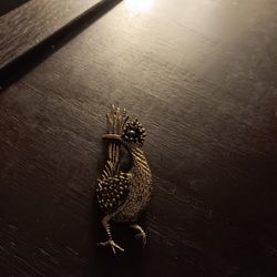Vintage Ambassador Roadrunner Brooch