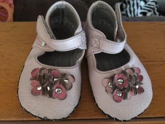 Pediped pink baby girl shoes