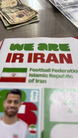 Irán panini stickers