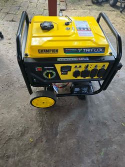 Champion Power Equipment 11,500/9200-Watt Electric Start Tri Fuel Portable Generator w/ Free 3-Year Warranty for Home Backup and Storm Prep