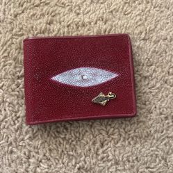 Authentic Sting Ray Red Wallet 