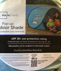 🙋‍♀️ Pop-Up Outdoor Shade