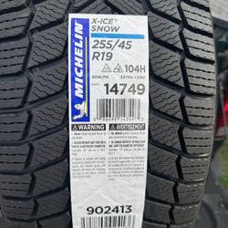 Michelin X-ice Snow Tire 256/45 R19