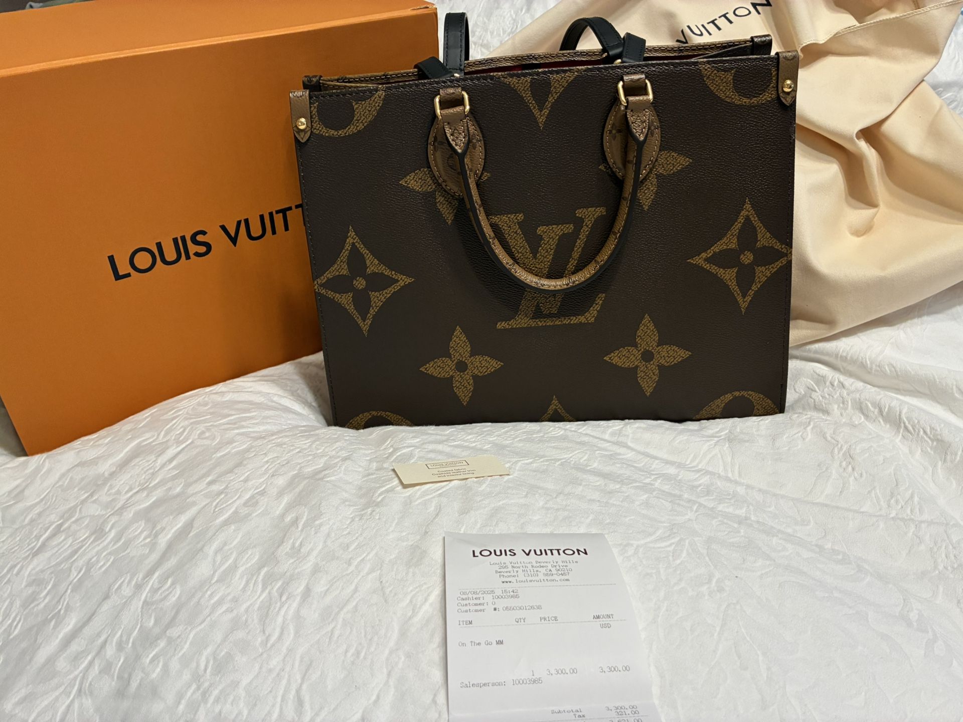 Authentic Louis Vuitton On The Go Mm