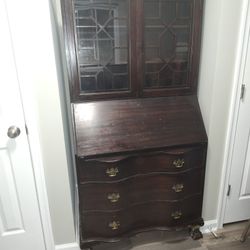 Antique Cherry Wood Secretary