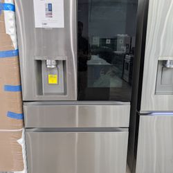 LG NEW OPENBOX 36” INSTAVIEW FRENCH DOOR REFRIGERATOR 30CUFT WITH WARRANTY 