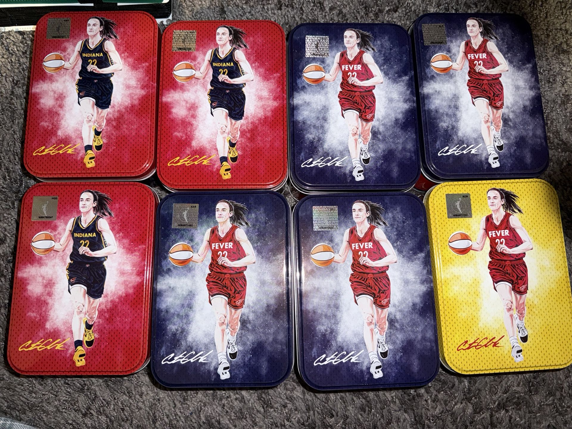 Indiana Fever- Caitlyn Clark Empty Prizm Tins