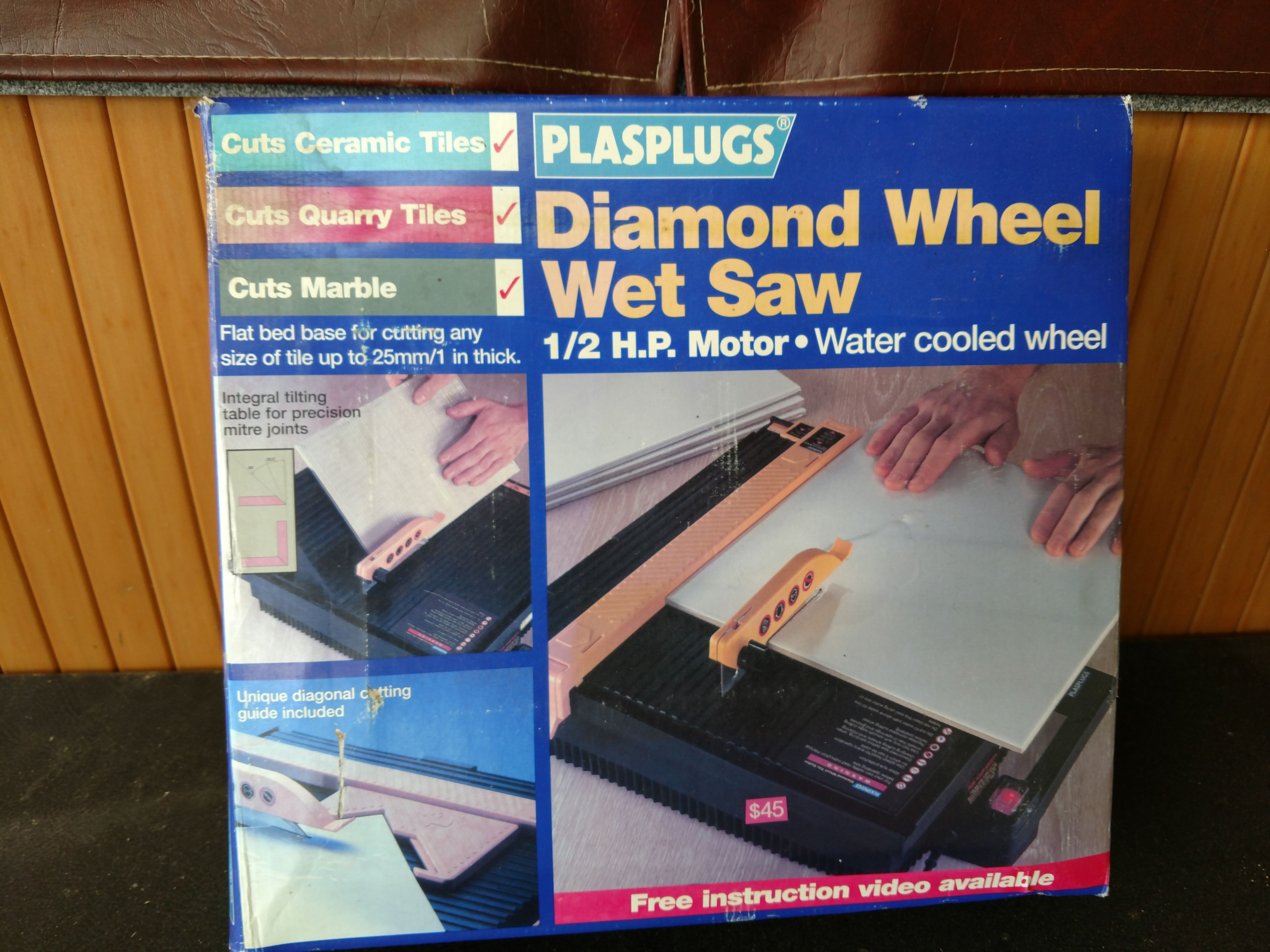 Plasplugs Diamond Wheel Wet Saw Tile Saw For Sale In Portland