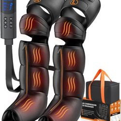 Professional Compression Boots with 6 Modes, 9 Intensity, 4 Heat, Full Leg