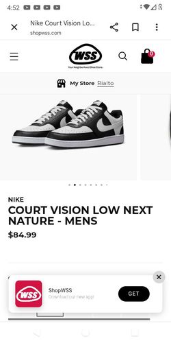 Nike Court Vision Low Next Nature Men's Size 10