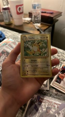 XY evolutions Raichu holo send offer
