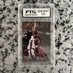 1996 Score Board Kobe Bryant Rookie Card (RC) #15 - PTG 10 Gem Mint