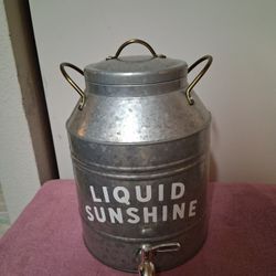 Big Galvanized Drink Holder Never Used