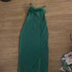 Green Dereck Heart Dress 