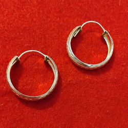 Vintage Sterling Silver 925 Earrings 