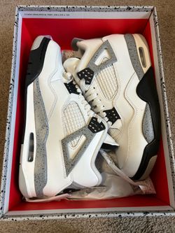 Jordan 4 White Cement Size 9