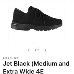 Brand New Men’s Zeba Jet Black Shoes