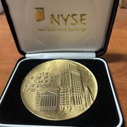New York Stock Exchange Medal 