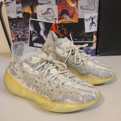 adidas Yeezy Boost 380 Alien Grey Tan Brown Suede Men's Size 10  ( No Insoles)