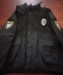 First Class Security Waterproof Hoodie Jacket Size 3XL Adult 